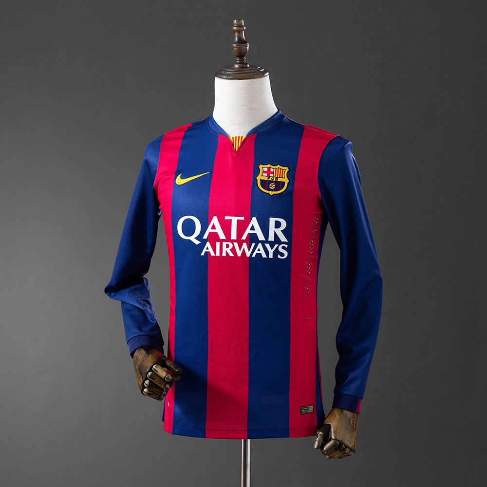 2014/15 Barcelona Home Long Sleeve Jersey