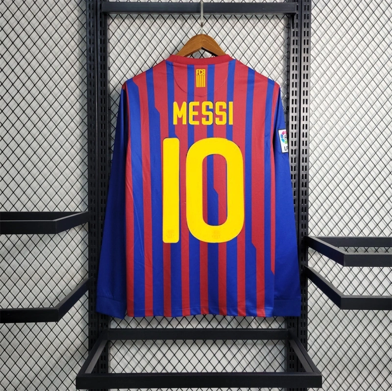 2011/12 Barcelona Home Long Sleeve Jersey