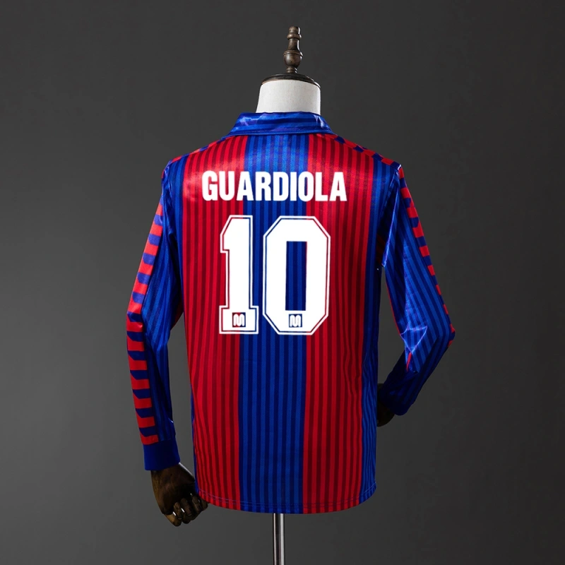 1992 Barcelona Long Sleeve Home Jersey