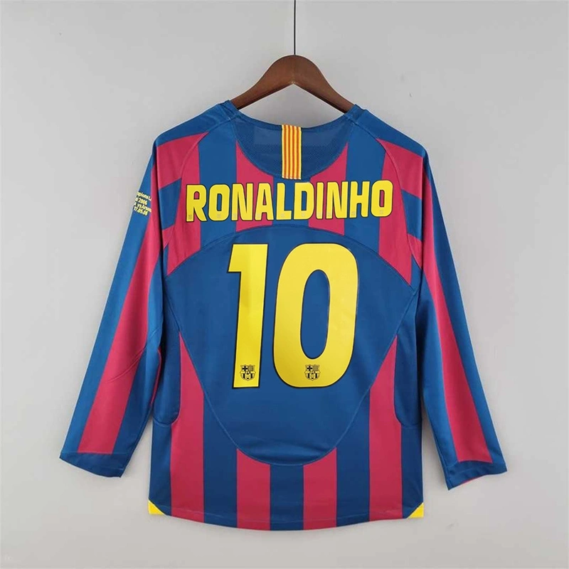 2005/06 Barcelona Long Sleeve Home Jersey