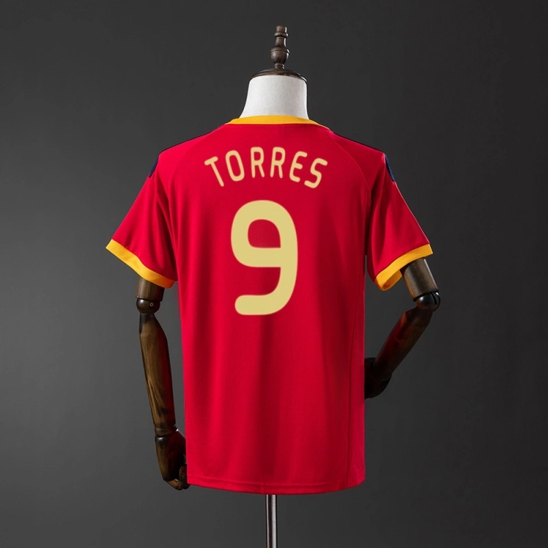 2008 Spain Home Jersey