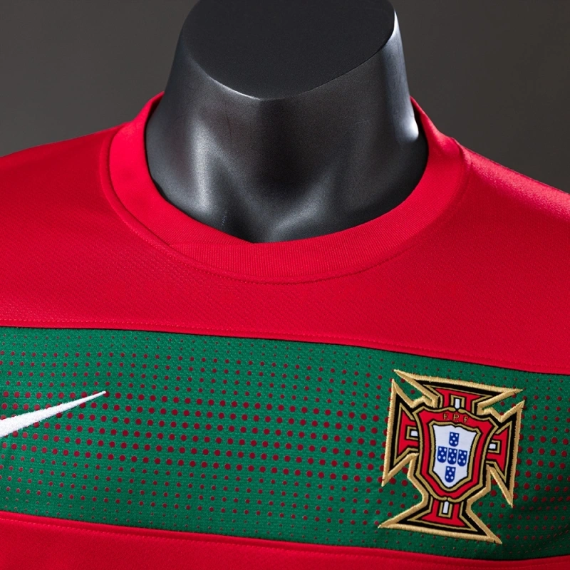 2010 Portugal Home Jersey Long Sleeve Player Version