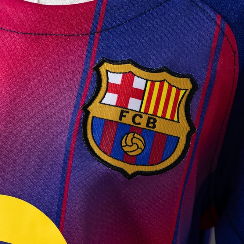 2025/26 Barcelona Home Jersey Men And Kids Kit