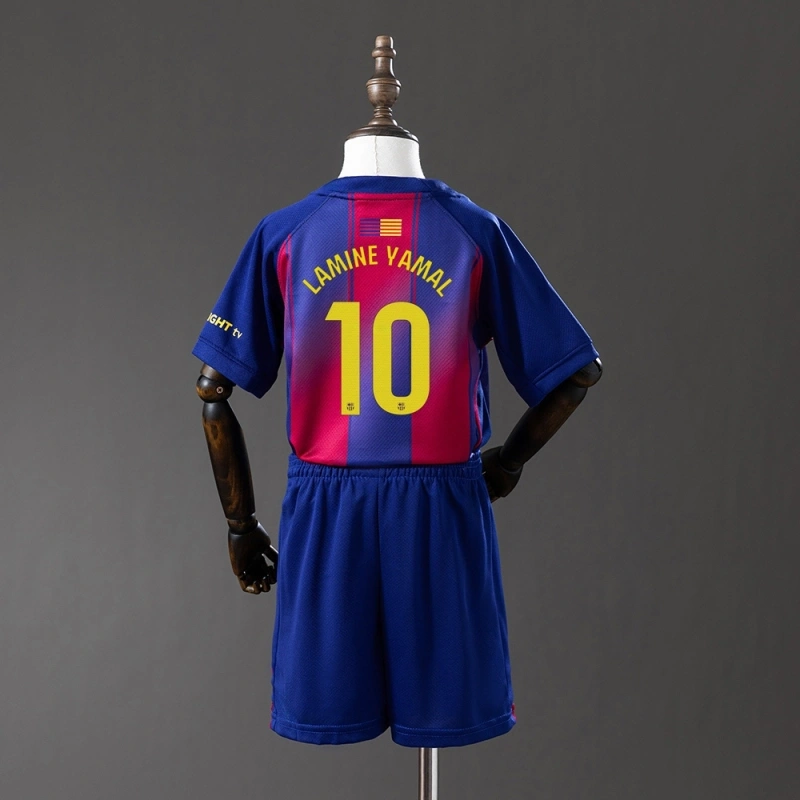 2025/26 Barcelona Home Jersey Men And Kids Kit