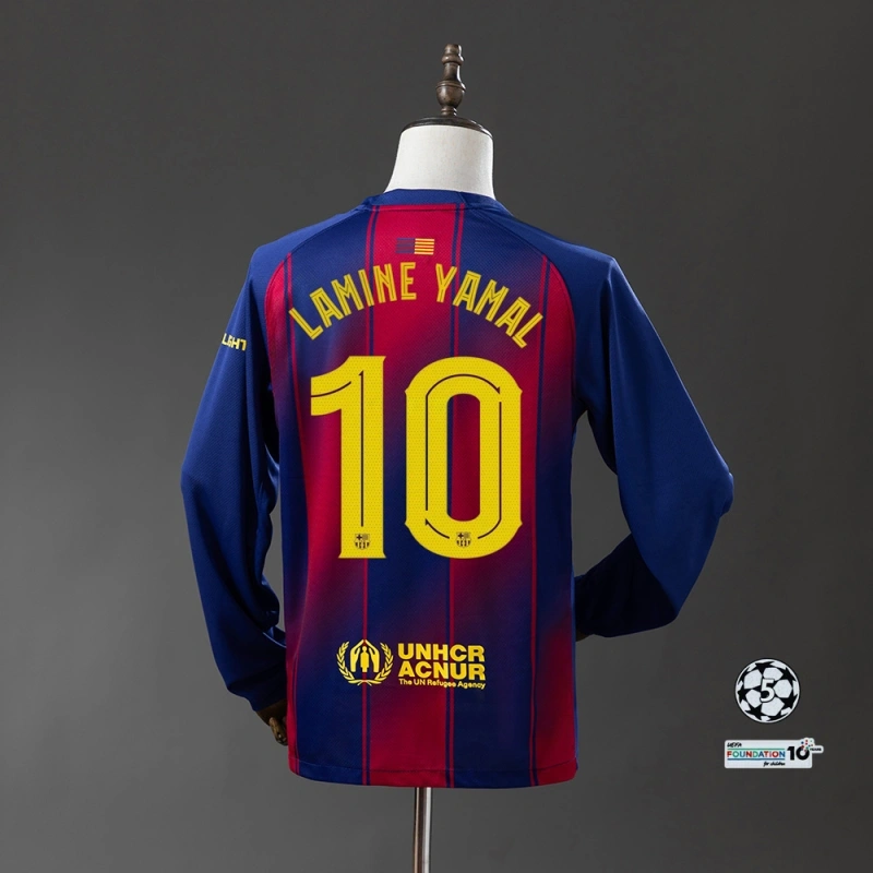 2025/26 Barcelona Home Long Sleeve Jersey