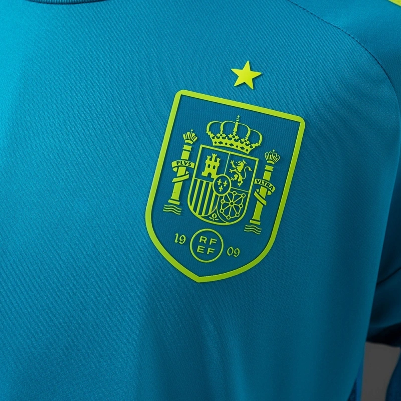 2026 Spain World Cup Blue Goalkeper Jersey