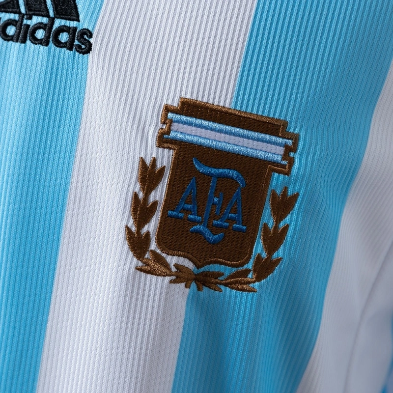 1998 Argentina Long Sleeve Home Jersey