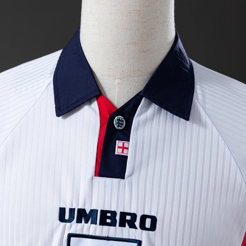1998 England Long Sleeve Home Jersey
