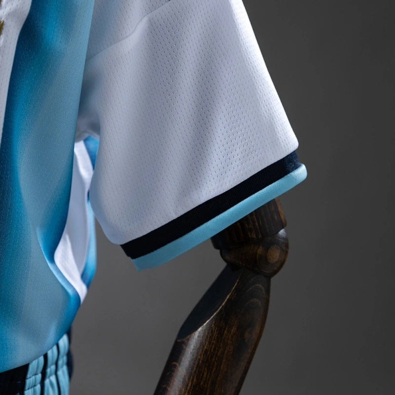 2026 Argentina World Cup Home Men And Kids Kit