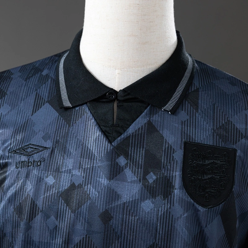 1990 England Black Away Jersey