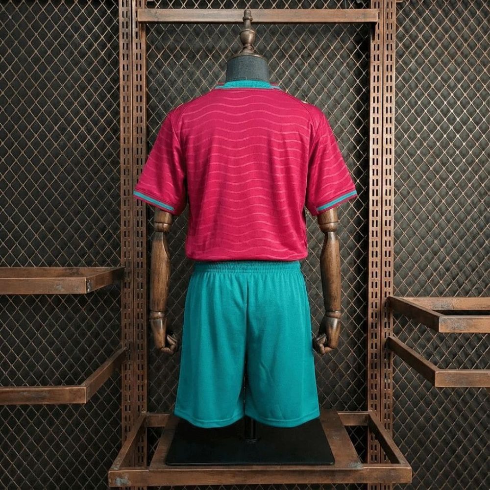 2026 Portugal World Cup Home Men And Kids Kit