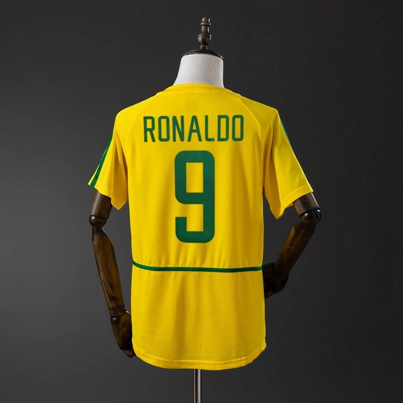 2002 Brazil Home Jersey