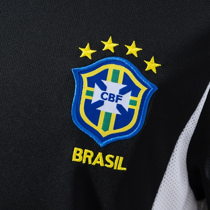 2002 Brazil Goalkeeper Black Jersey