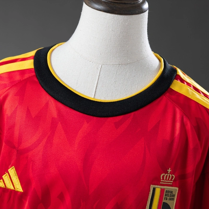 2026 Belgium World Cup Home Men And Kids Kit