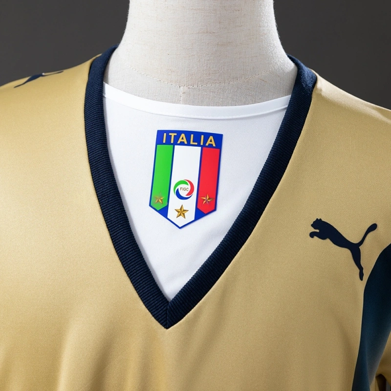 2006 World Cup Italy Gold Jersey