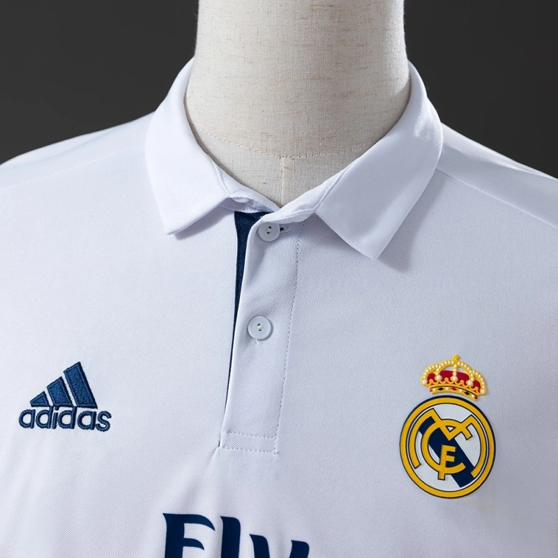 2016/17 Real Madrid Long Sleeve Home Jersey