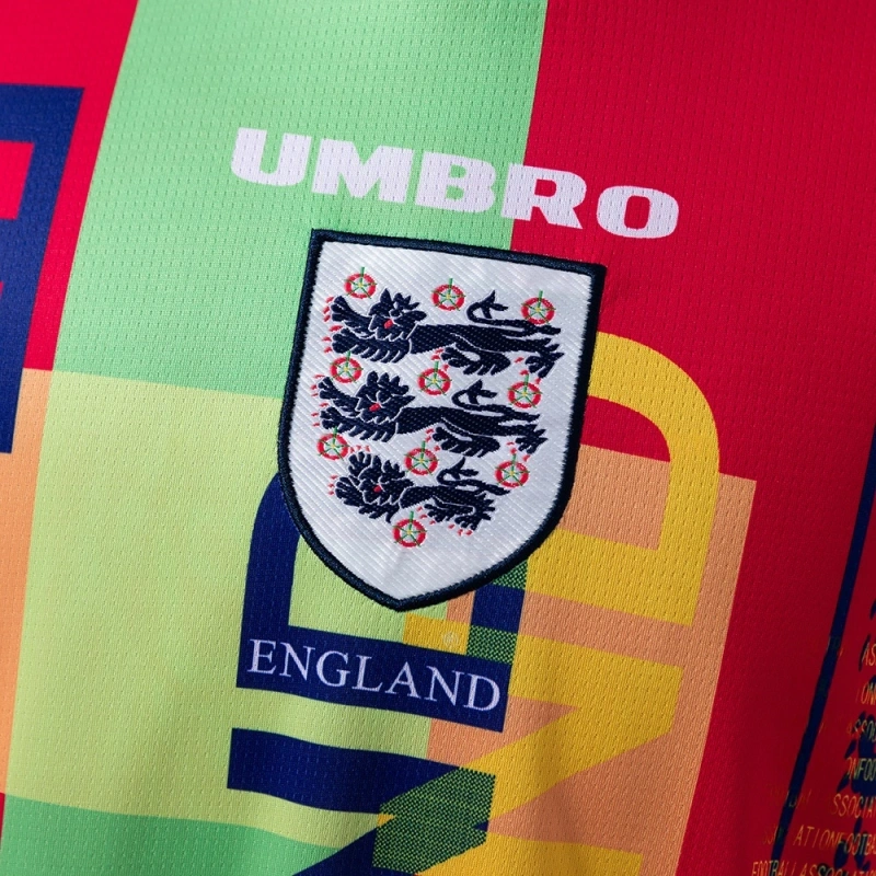1996 England Goalkeeper Long Sleeve Jersey