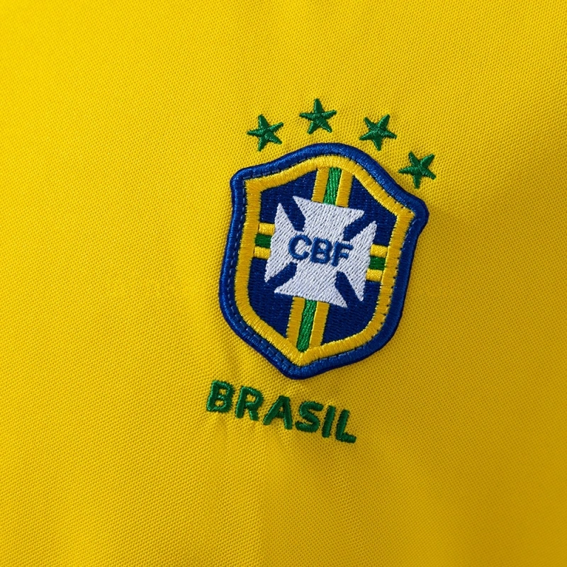 1998 Brazil Long Sleeve Home Jersey