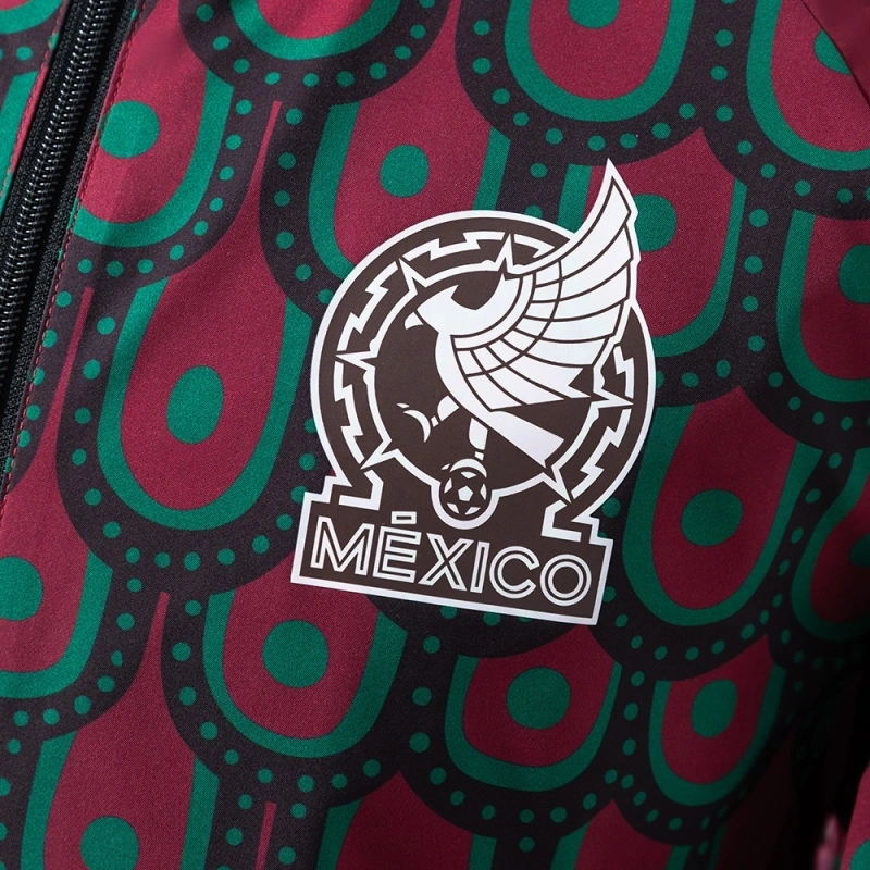 Mexico Reversible Jacket Red & Sky Blue Windbreaker