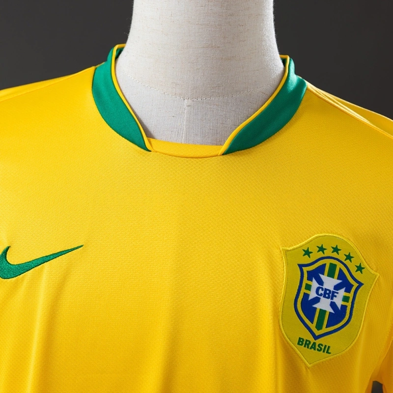 2006 Brazil Home Long Sleeved Jersey