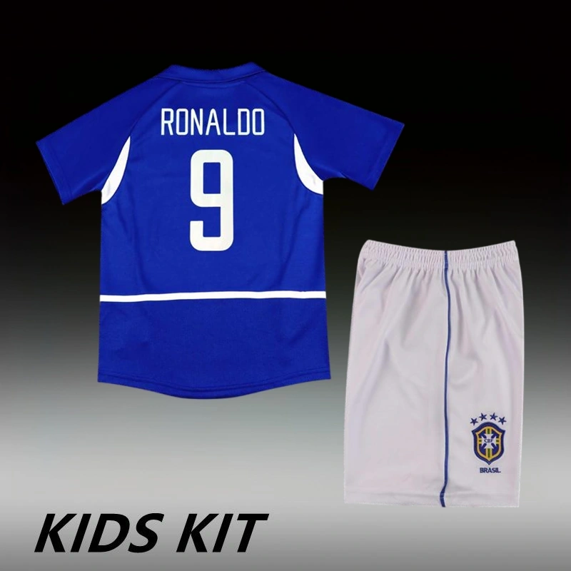 2002 Brazil Away Kids Kit