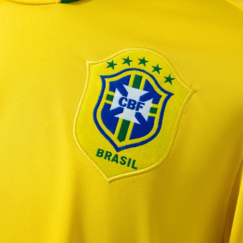 2006 Brazil Home Long Sleeved Jersey