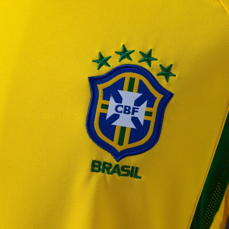 2002 Brazil Home Jersey