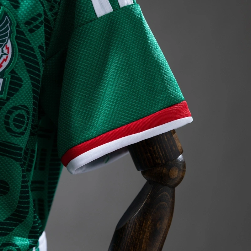 2026 Mexico World Cup Home Men And Kids Kit