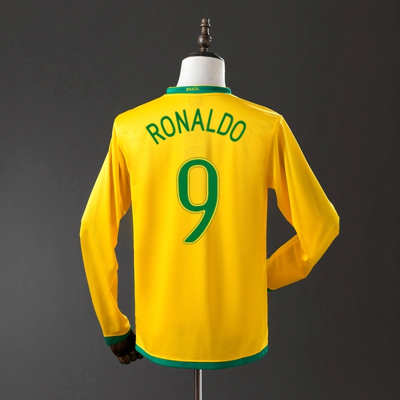 2006 Brazil Home Long Sleeved Jersey