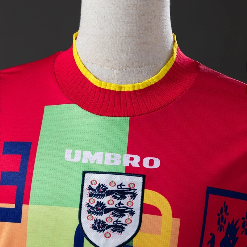1996 England Goalkeeper Long Sleeve Jersey