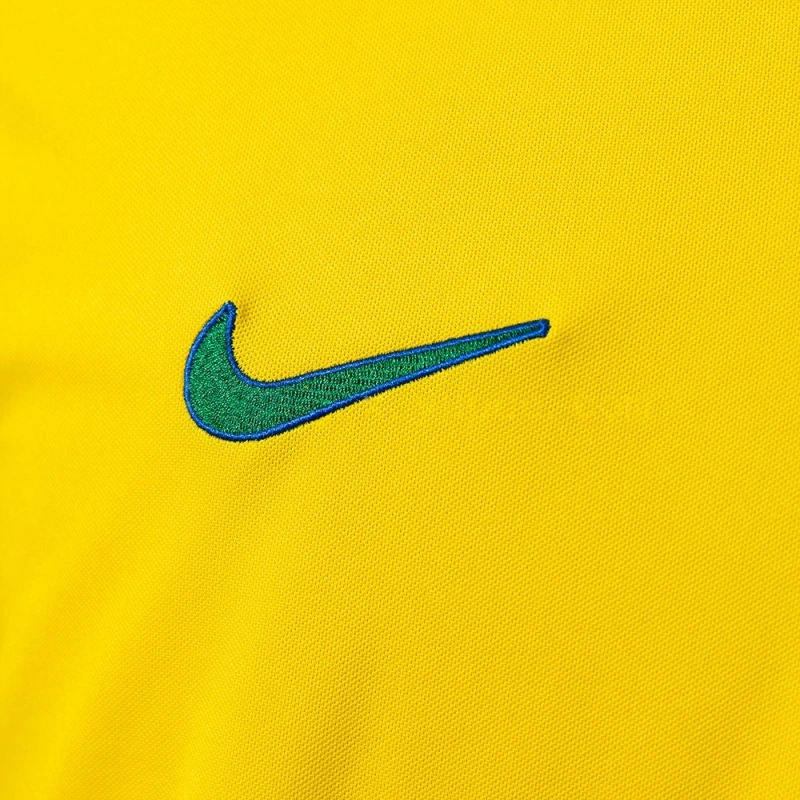 1998 Brazil Long Sleeve Home Jersey