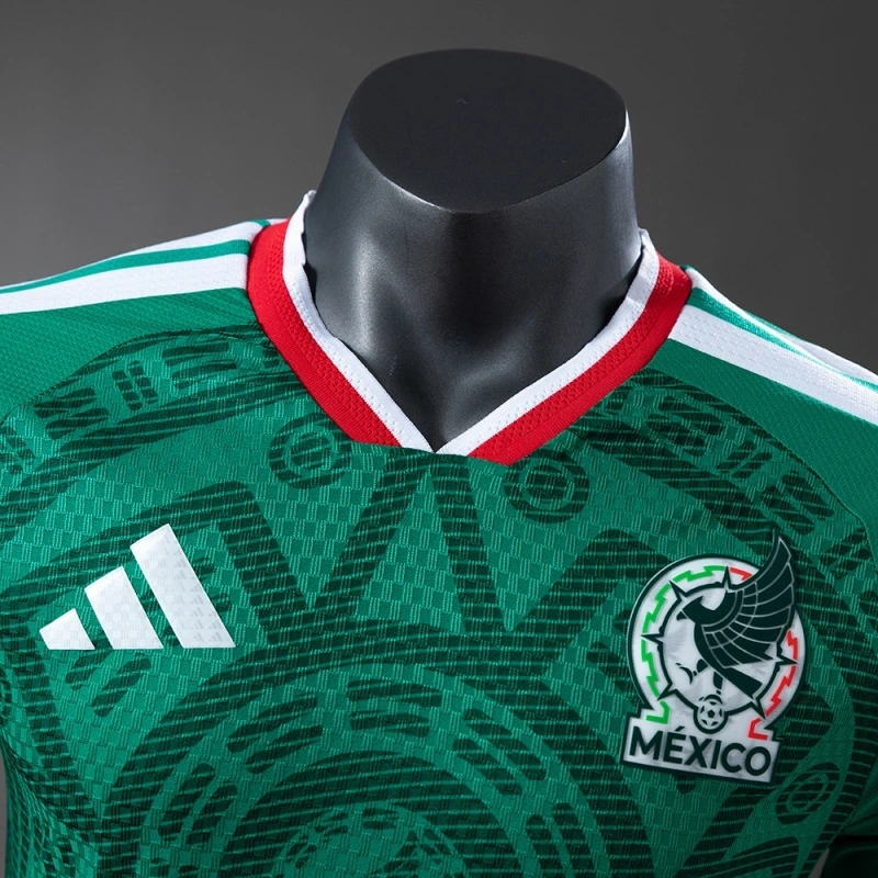2026 World Cup Mexico Long Sleeve Home Jersey Player Version