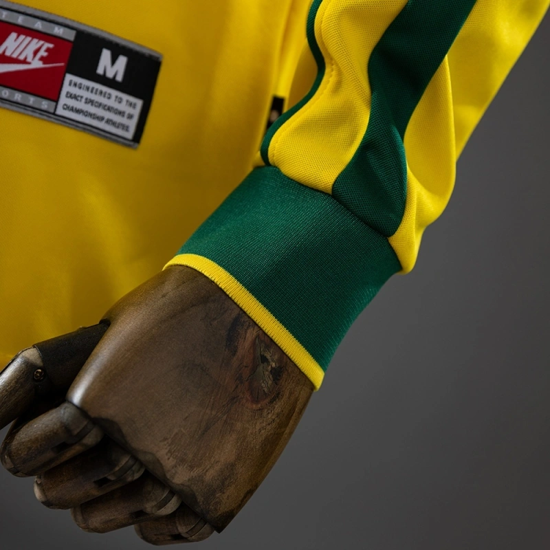 1998 Brazil Long Sleeve Home Jersey