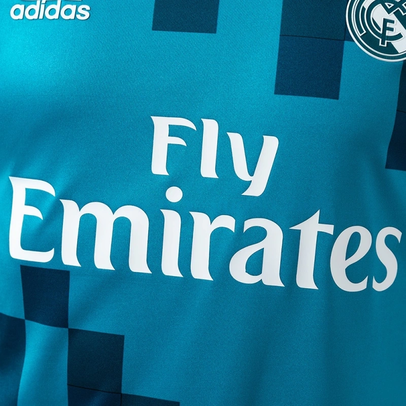 2017/18 Real Madrid Long Sleeve Third Away Jersey Player Version