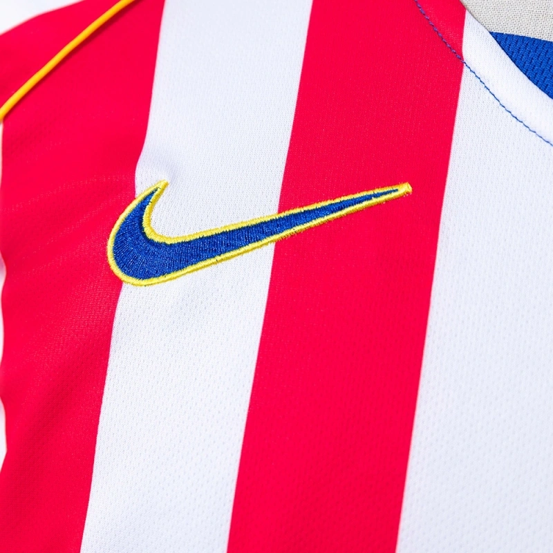2004/05 Atletico Madrid Long Sleeved Home Jersey