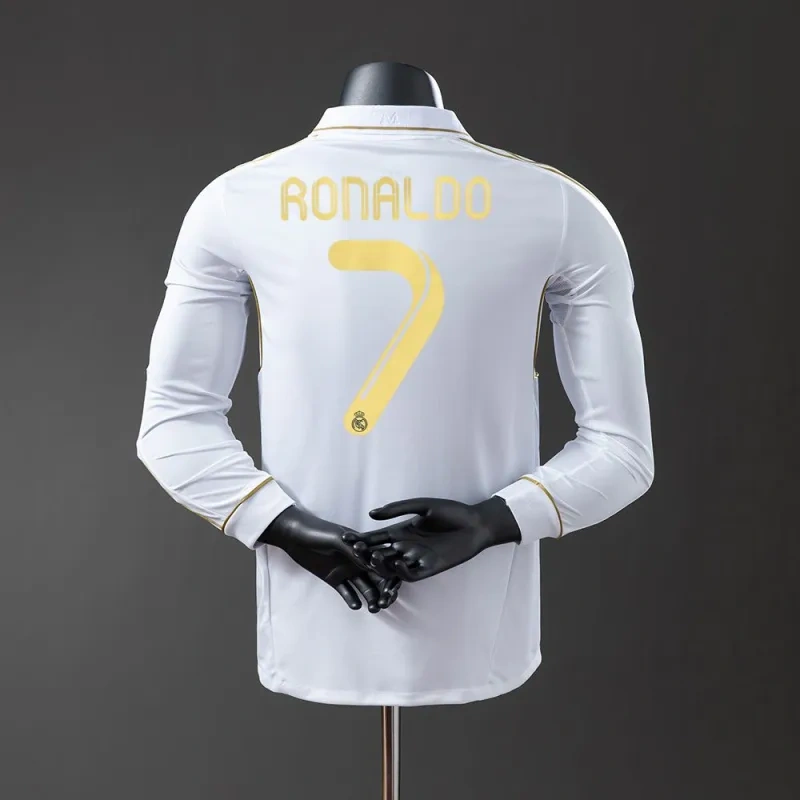 2011/12 Real Madrid Long Sleeve Home Jersey Player Version