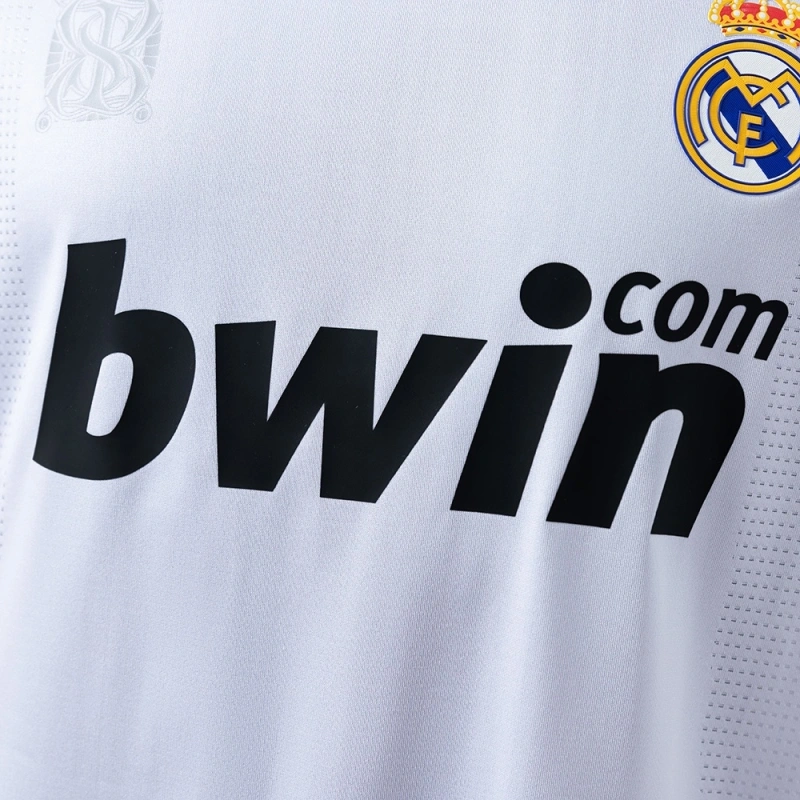 2009/10 Real Madrid Long Sleeve Home Jersey Player Version