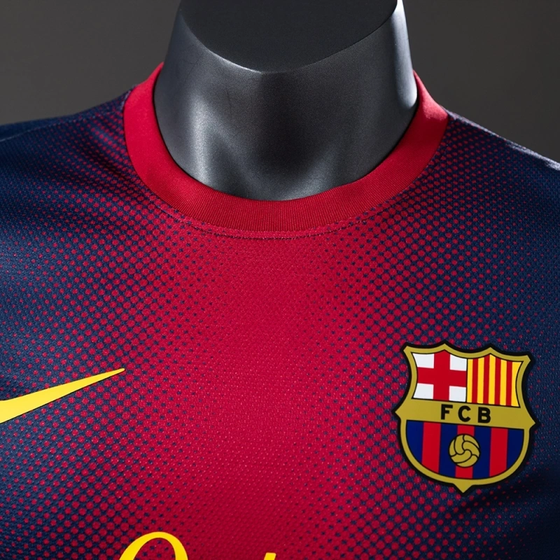 2012/13 Barcelona Long Sleeve Home Jersey Player Version