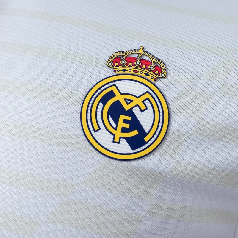 2014/15 Real Madrid Long Sleeve Home Jersey Player Version