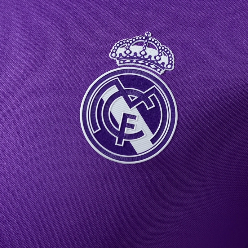 2016/17 Real Madrid Long Sleeve Away Jersey Player Version