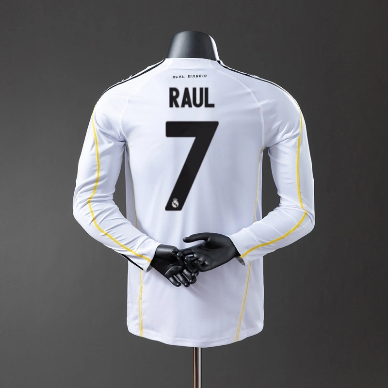 2009/10 Real Madrid Long Sleeve Home Jersey Player Version