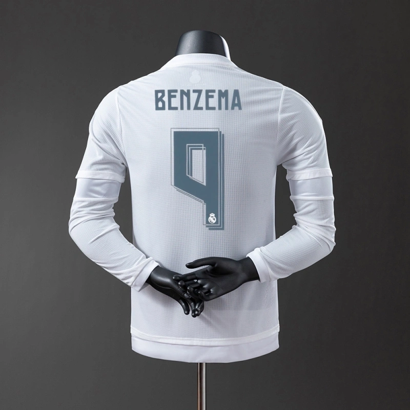 2015/16 Real Madrid Long Sleeve Home Jersey Player Version