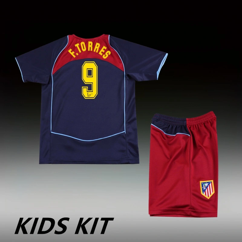 2004/05 Atletico De Madrid Away Kids Kit