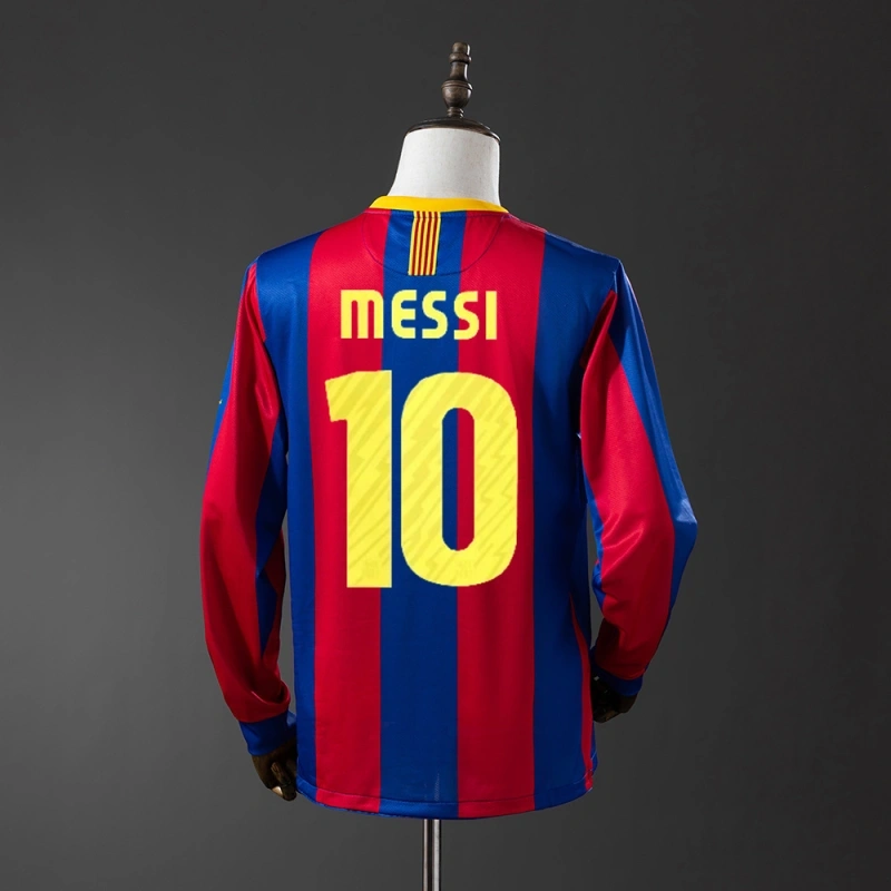 2010/11 Barcelona Long Sleeve Home Jersey