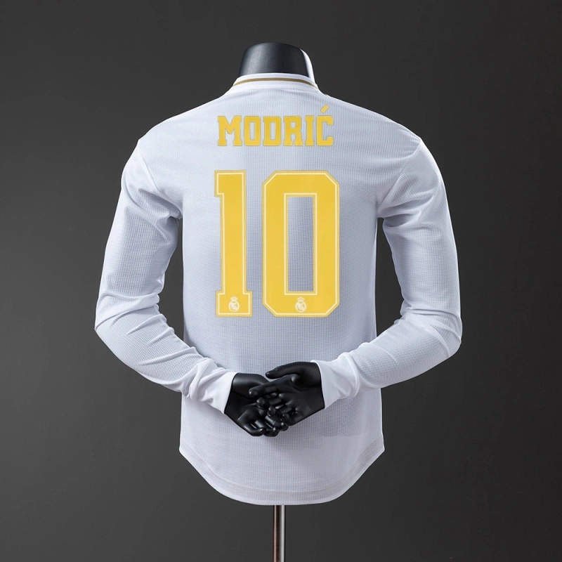 2019/20 Real Madrid Long Sleeve Home Jersey Player Version