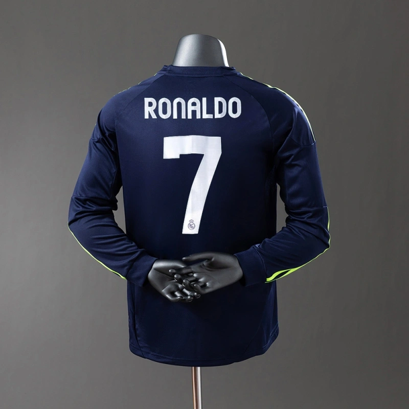 2012/13 Real Madrid Long Sleeve Away Jersey Player Version