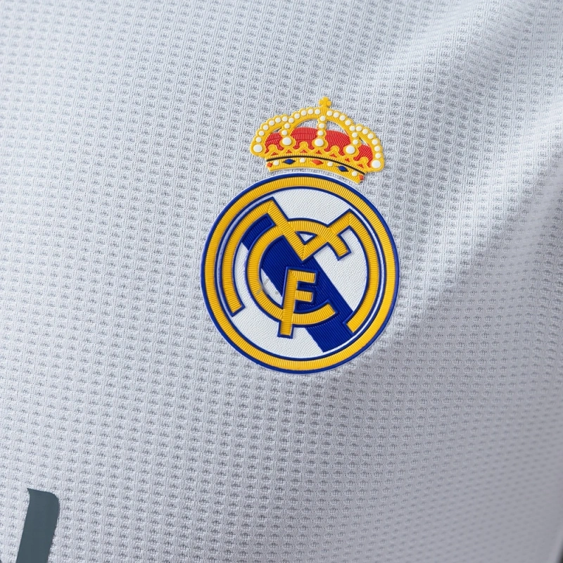 2015/16 Real Madrid Long Sleeve Home Jersey Player Version