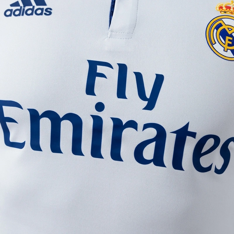 2016/17 Real Madrid Long Sleeve Home Jersey Player Version