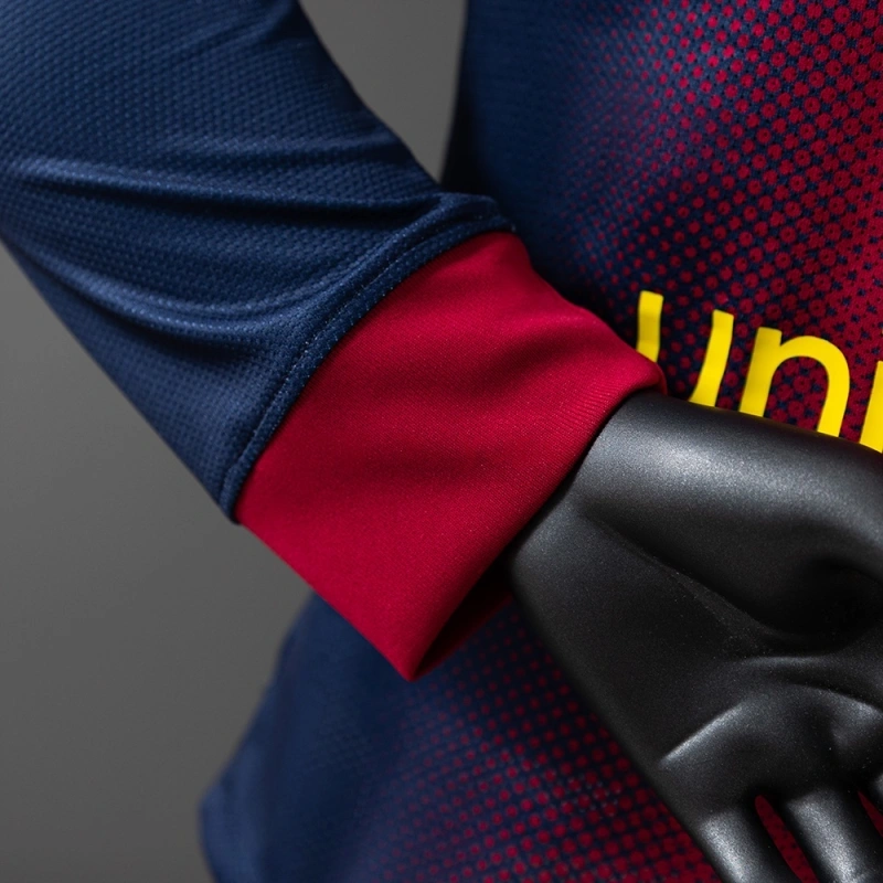 2012/13 Barcelona Long Sleeve Home Jersey Player Version