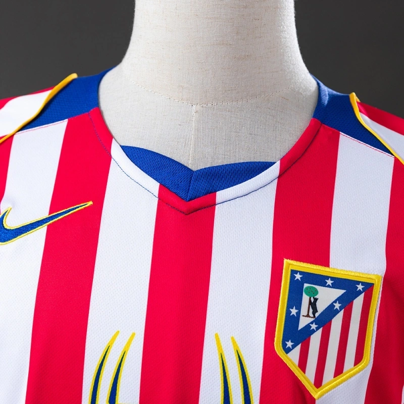 2004/05 Atletico Madrid Long Sleeved Home Jersey